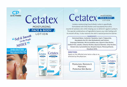 Cetatex Moisturizing Face & Body Lotion